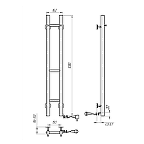 Рушник Силует 160х1000 права, фото 5