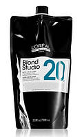 Проявитель с кремовой текстурой 6% 20 vol Blond Studio L'Oreal, 1000 мл