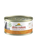 Упаковка влажного корма Almo Nature HFC Cat Jelly для кошек с курицей 70 г х 12 шт