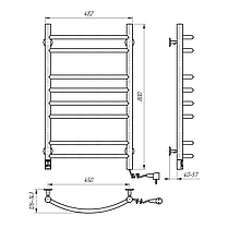Електрорадіатор ERAFLYME COMPACT 10R 7957, Кухонна мийка Galati Regula 76 Biela (102), Білий, фото 6