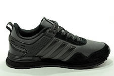 Кросівки чорні Adidas Originals чоловічі Адідас 42р., фото 3