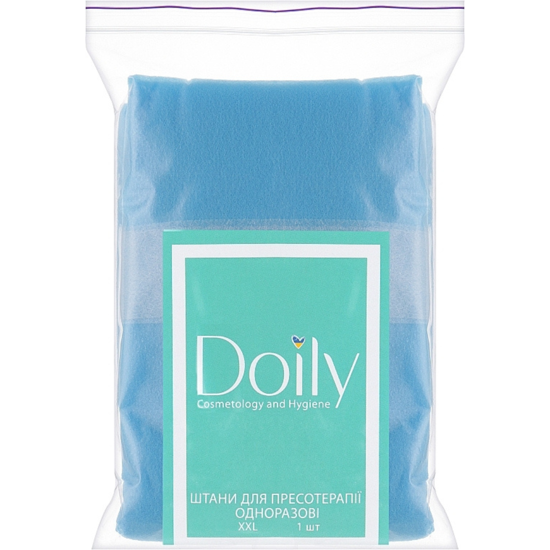 Штани для пресотерапії Doily XXL 1 шт блакитні, фото 1