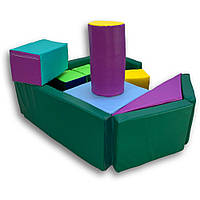 М'який ігровий модульний конструктор Вантажний корабель (14 елементів)