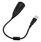 Адаптер-перехідник Usb-звукова карта (На кабелі) Black