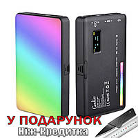 Светодиодная лампа для видеосъемки CAMKOO W140RGB CRI95 2500K-9000K Черный