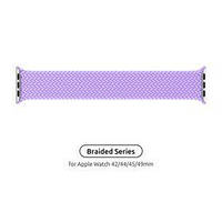 Ремешок Armorstandart Braided Solo Loop для Apple Watch 42mm/44mm/45mm/49mm Lavender Grey Size 8 (160 mm)