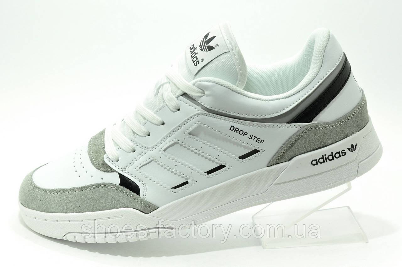 Кросівки білі Adidas Originals Drop Step чоловічі (Адидас)