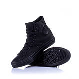 Кеди Converse All Star Black Monochrome (Чорні високі)36,37,38,39,41,42,43 розміри в наявності., фото 7