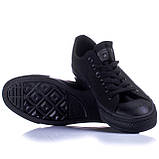 Кеди Converse All Star Black Monochrome (Чорні низькі), фото 6