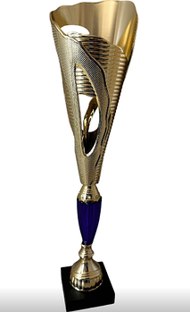 Кубок нагорода з високою пластиковою чашею, 44 см (KG-9687)