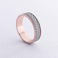 Обручальное кольцо "Колосок" в красном 
и белом золоте 236432400 INTERSHOP