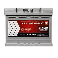 Автомобильный аккумулятор FIAMM Titanium Pro 64Аh 610А L+ (левый +)