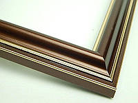 Рамка пластикова 30Х40. Профіль 23 мм. "Шоколадно-бронзовий". Для фото, картин, вишивок, плакатів