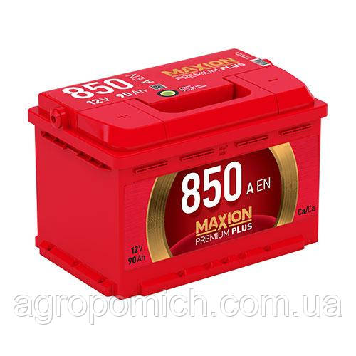 Автомобільний акумулятор Maxion Premium Plus 90 Ah 850А R+ (правий +) 6СТ