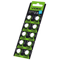 Р‘Р°С‚Р°СЂРµР№РєР° С‚Р°Р±Р»РµС‚РєР° 10С€С‚ AG10 LR1130 LR54 Videx, Р°Р»РєР°Р»Р°Р№РЅ