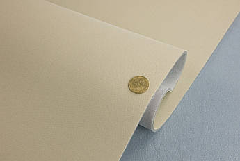 Відріз 1,05м, Автотканина стельова Lacost D55, колір світло-бежевий на поролоні, товщ. 3мм шир. 170см, Туреччина