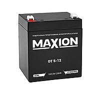 Промисловий акумулятор MAXION AGM 12 V 5 Ah L+ (лівий +) 12-5