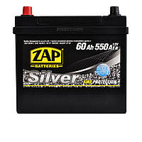 Автомобільний акумулятор ZAP Silver Calcium Asia 60 Ah 550А L+ (лівий +) 560 A1