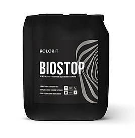 Засіб Kolorit Biostop для захисту поверхні від біологічних пошкоджень, 5 л.