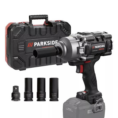 Професійний акумуляторний ударний гайковерт Parkside Performance PASSP 20-Li A3, Smart 8 А·год, фото 2