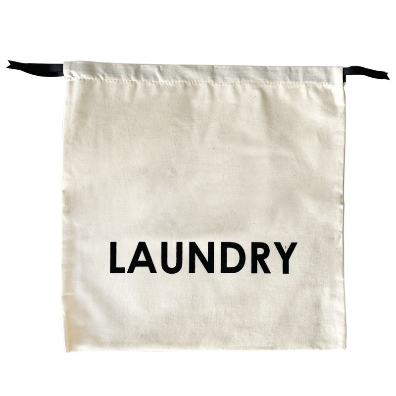 Мешок хлопковый для грязного белья 38*38 см Laundry (светлый) - фото 1 - id-p224522099