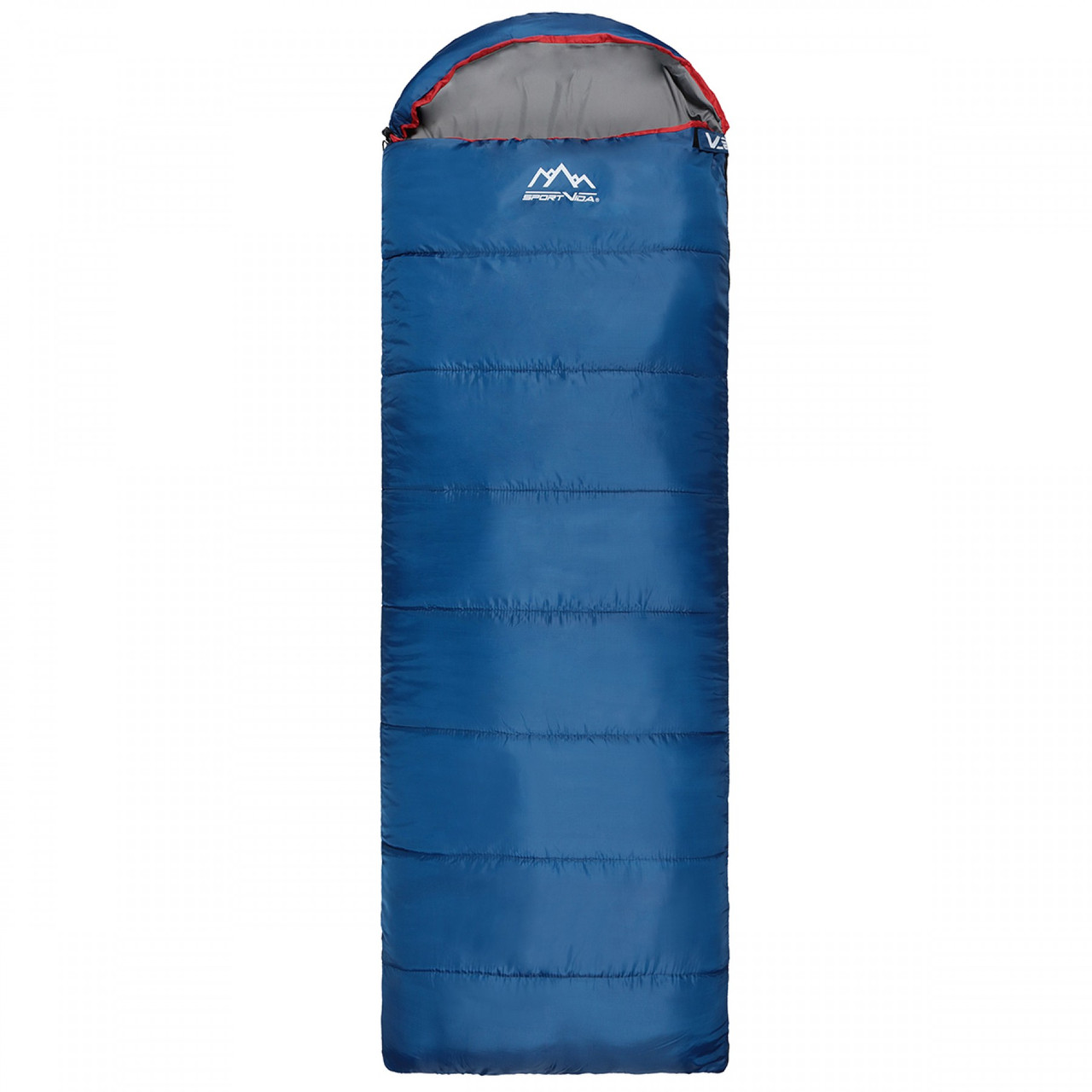 Спальный мешок (спальник) одеяло SportVida SV-CC0071 -3 ...+ 21°C L Blue/Grey . - фото 4 - id-p1664305613