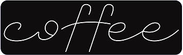 Неонова вивіска Coffee 1000х300 мм