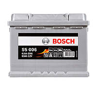 Автомобильный аккумулятор BOSCH 63Ah 610A L+ (левый +) L2 (S50 060)