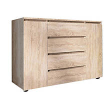 Комод в спальню з ламінованої ДСП КЛ-4 Лайт Еверест Дуб сонома