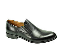 Туфли мужские черные кожаные L-Style 1420