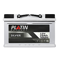 Автомобильный аккумулятор PLATIN Silver 75Ah 750A R+ (правый +) MF LB3