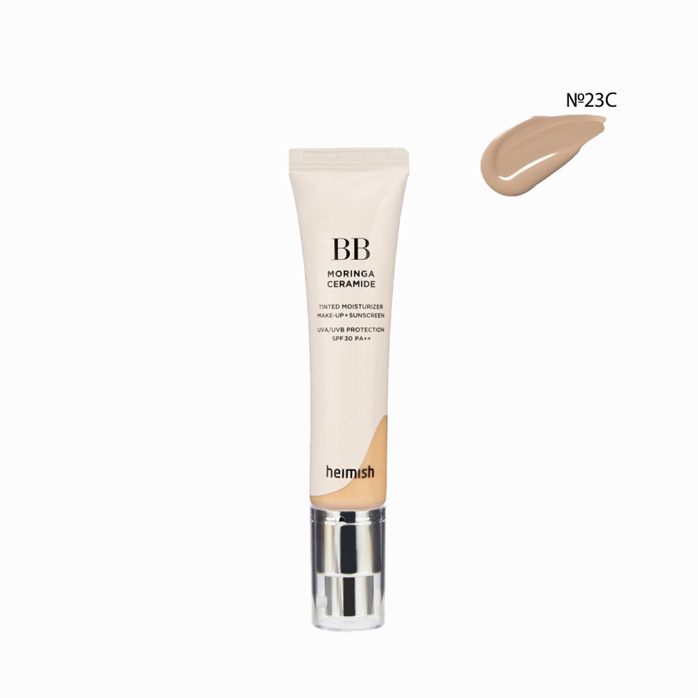 Зволожуючий BB Крем з керамідами Heimish Moringa Ceramide BB Cream SPF 30 PA++ (23C) Nude 30g