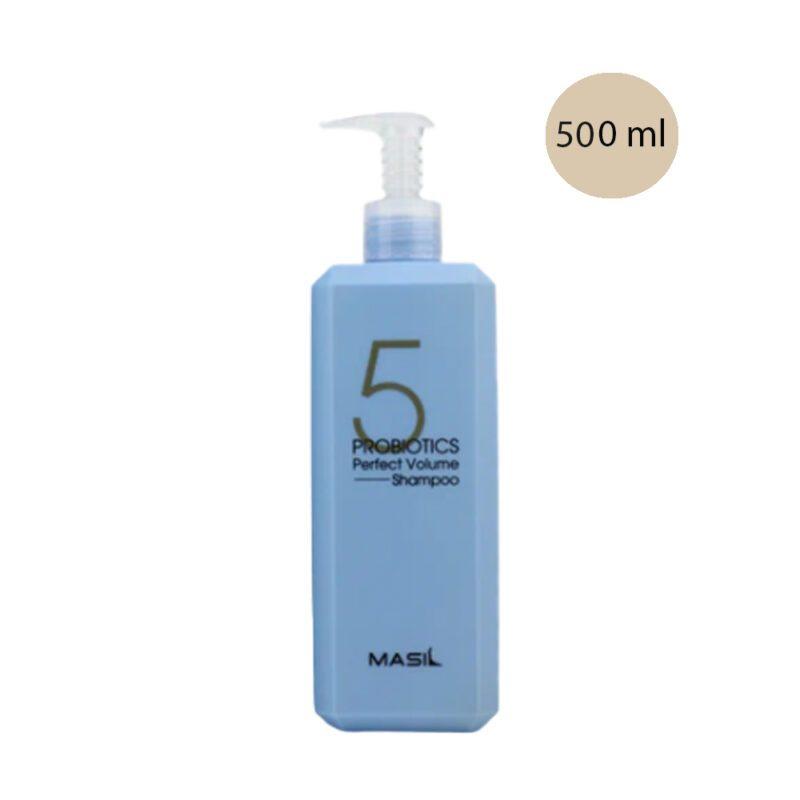 Шампунь для надання об’єму волосся з пробіотиками Masil 5 Probiotics Perfect Volume Shampoo 500 ml, фото 1
