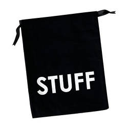 Мішечок бавовняний ORGANIZE 23х18 см Stuff (чорний)