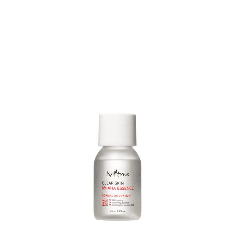 Мініатюра есенції оновлюючої з AHA кислотою Isntree Clear Skin 8% AHA Essence 20 ml