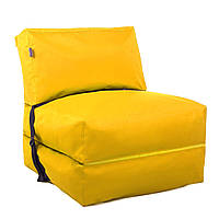 Бескаркасное кресло раскладушка Tia-Sport 180х70 см желтый (sm-0666-1)