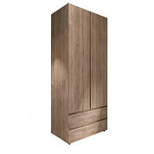 Шафа (шкаф) розпашна з ламінованої ДСП ШЛ-2 Лайт Еверест Дуб Сонома