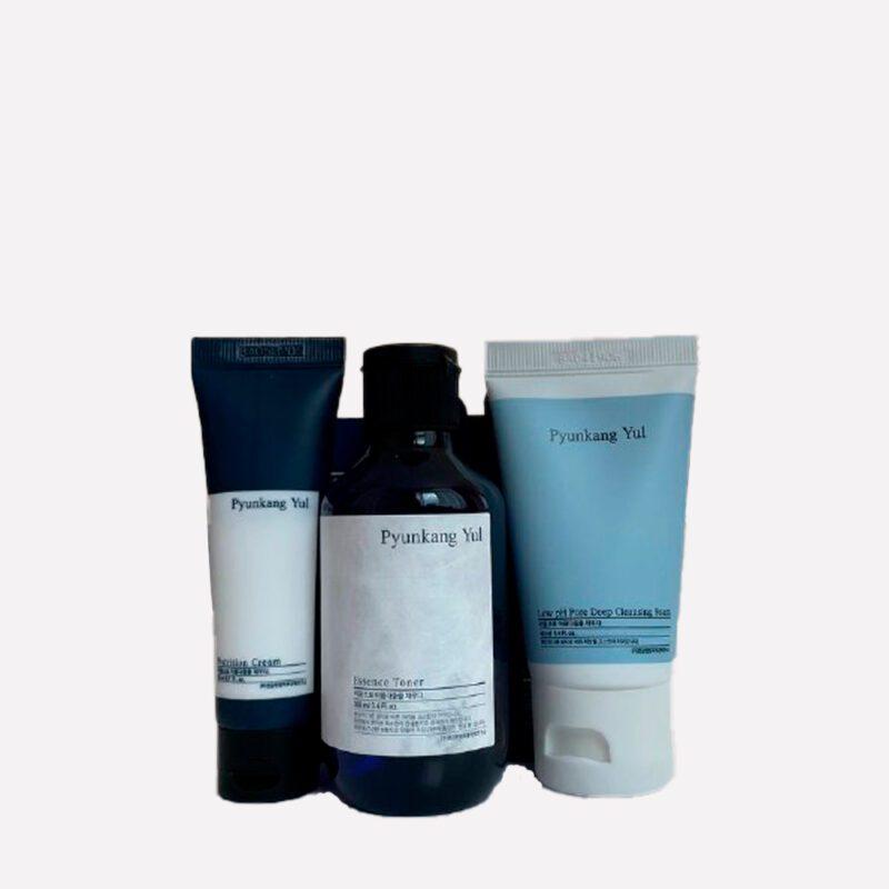 Сет Essence Toner 100 ml + Nutrition Cream 20 ml+ Low pH Pore Deep Foam 40 ml+Sachet Pyunkang yul