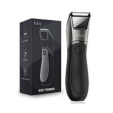 Електричний тример для тіла для чоловіків, тример для волосся Kibiy Groin Body Groomer з ліг...