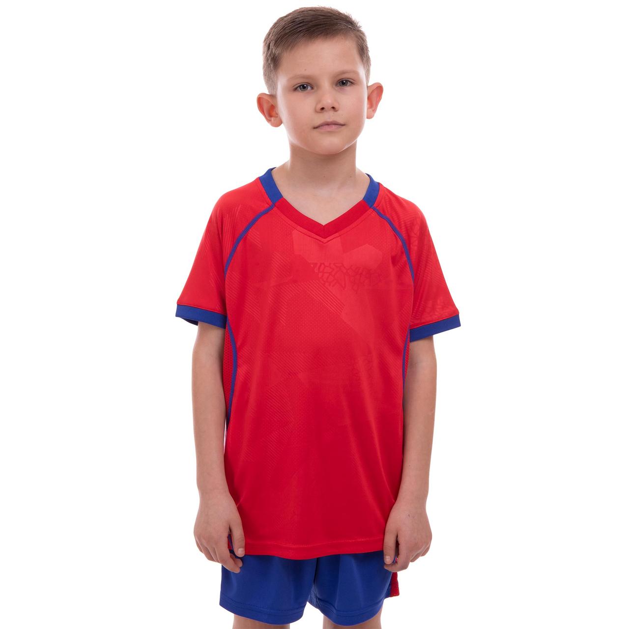 Дитяча футбольна форма Lingo LD-5019T-6 (6-14 років, зріст 120-155 см, червоно-синій)