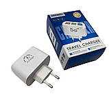 Адаптер живлення TRAVEL CHARGER мережевий 3.1А швидка зарядка на 6 usb з підсвічуванням, фото 8