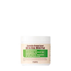 Педи очищаючі з центеллою Purito Centella Green Level All In One Mild Pad 70 ea