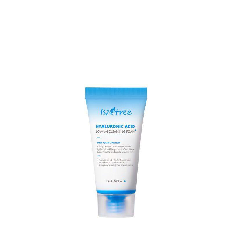 Мініатюра пінки для вмивання з низьким рівнем pH Isntree Hyaluronic Acid Low pH Cleansing Foam 20 ml