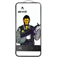 Захисне скло 5D Anti-static Matte (тех.пак) для Apple iPhone 14 Pro Max (6.7") Чорний