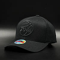 Оригинальная черная кепка Mitchell & Ness Snapback Philadelphia 76ers