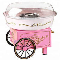 Аппарат для приготовления сахарной ваты на колесиках Carnival Cotton Candy Maker