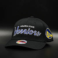 Оригинальная черная кепка Mitchell & Ness NBA T Snapback Golden State Warriors