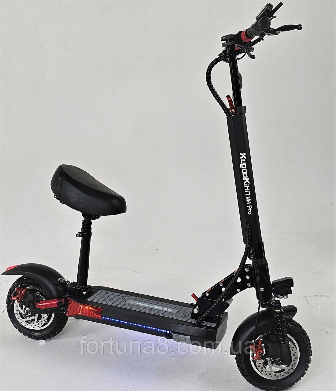 Електросамокат  Kugoo Kirin M4 Pro  з сідінням 1200 Вт 18 А/ч  48 Вт
