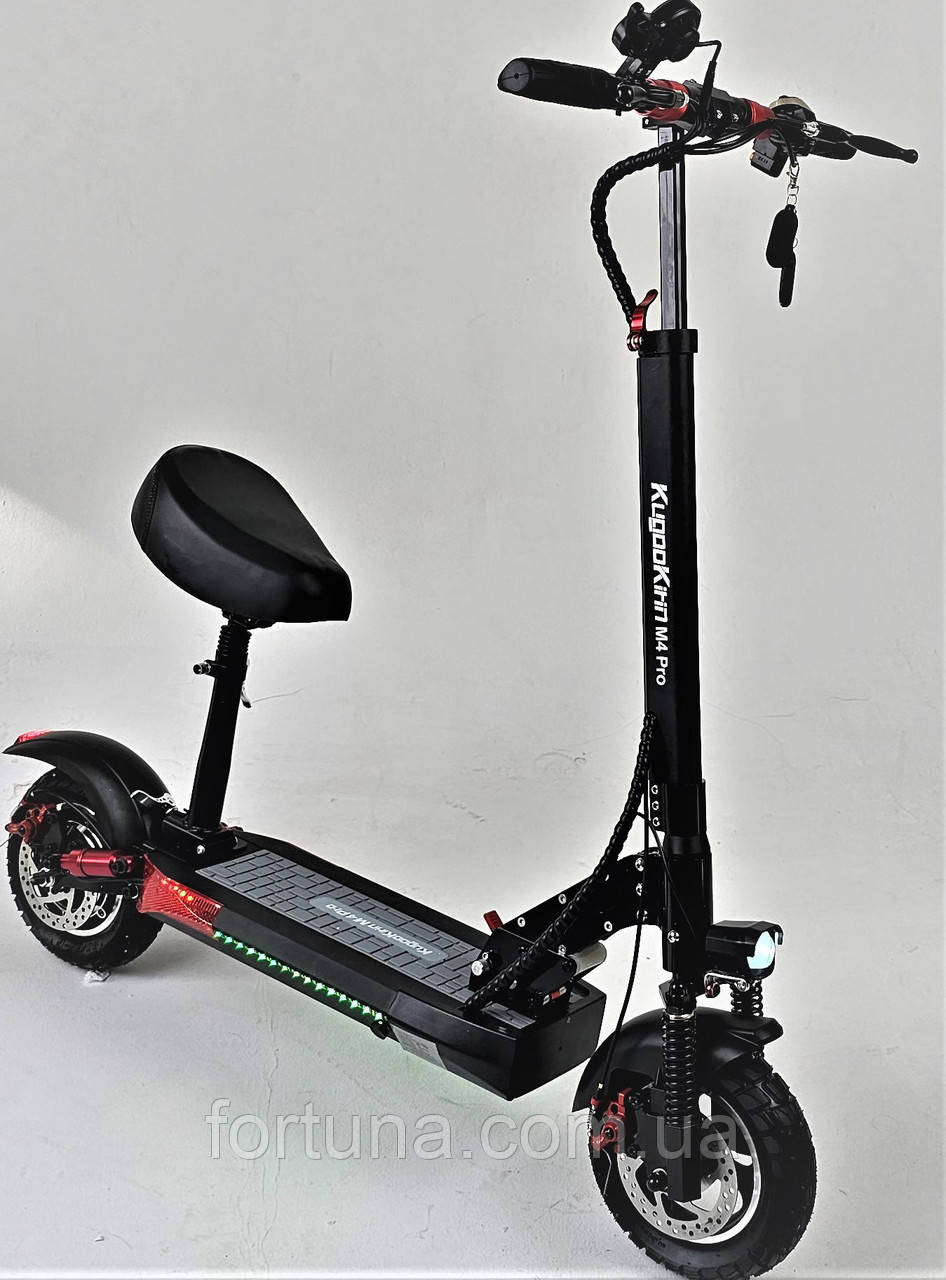 Електросамокат Kugoo KIRIN M4 PRO (600Вт 18А/год 48Вт)