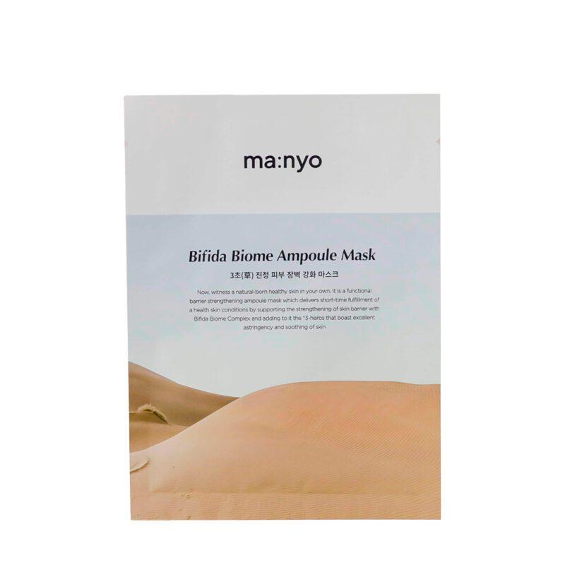 Маска тканинна для відновлення біому шкіри Manyo Bifida Biome Ampoule Mask 1 ea, фото 1